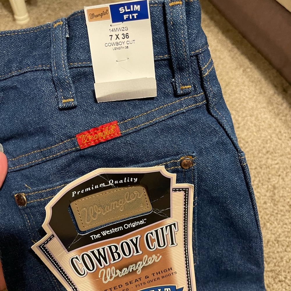 Wrangler cowboy cut slim fit jeans